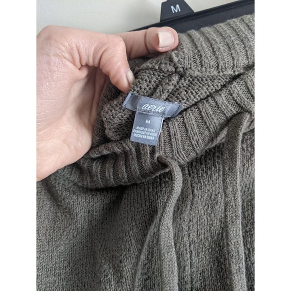 Aerie Jogger Cable knit lounge Pant M - Picture 8 of 8